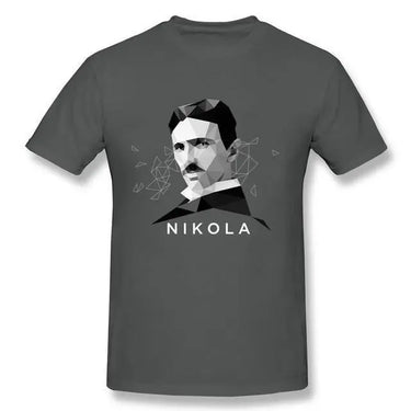 Nikola Tesla Geometric Abstract Shirt-Your Soul Place